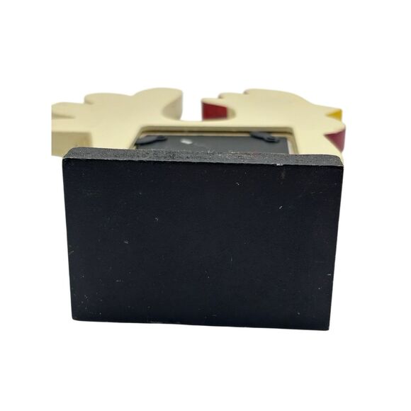 Sonoma Rooster Wood Picture Frame 3x3 Rustic Farmhouse Country Kitchen Decor New - Picture 6 of 8